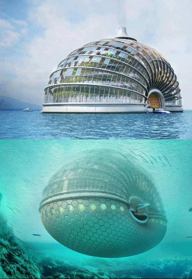 Ark Hotel (Unique Dome Shaped Hotel) in China.