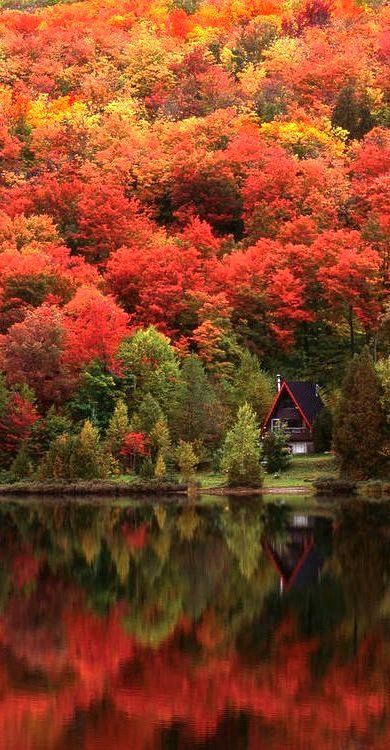 Autumn Lake, Quebec, Canada