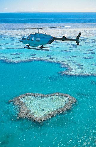 Helicopter Tour, Great Barrier Reef, Queensland, Australia