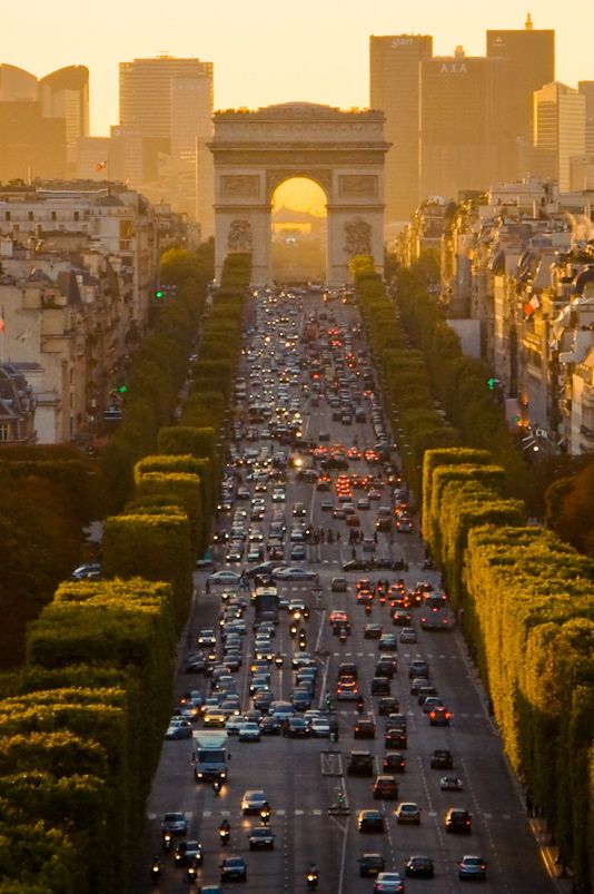 Paris sunset