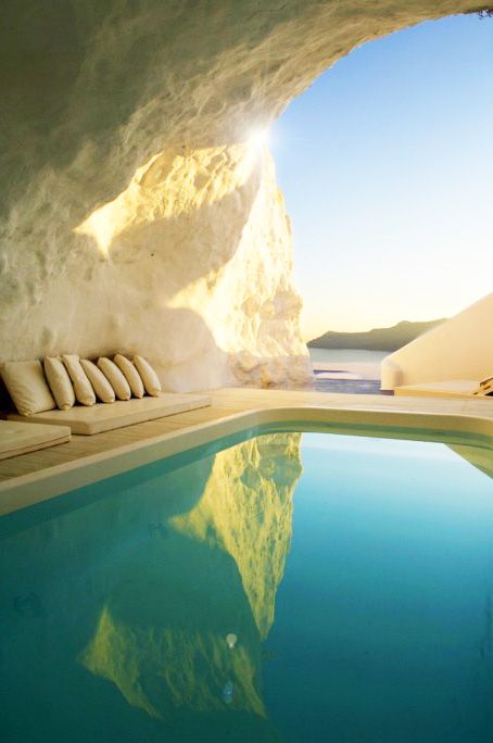 Santorini, Greece &ndash Cave Pool
