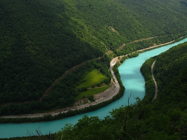 Soca River , Slovenia