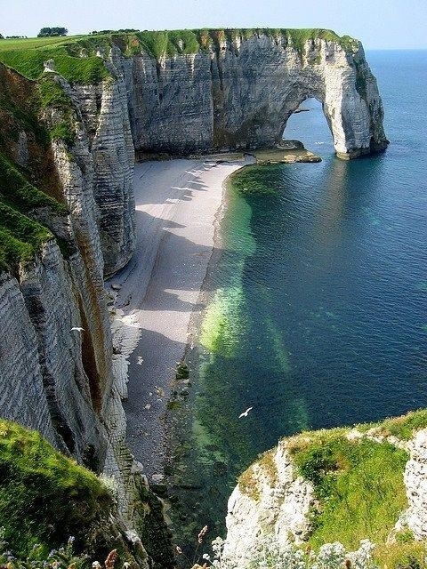The Cliffs of Etretat, France