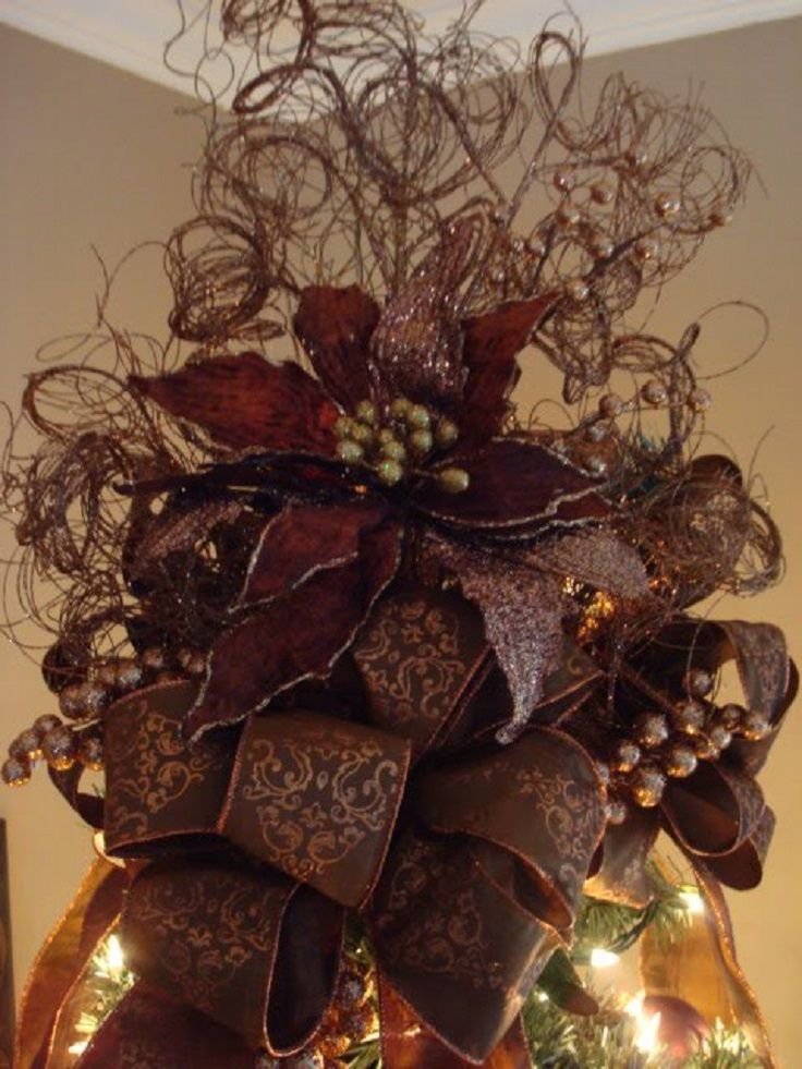 55 Beautiful Christmas Tree Topper Ideas The Wow Style