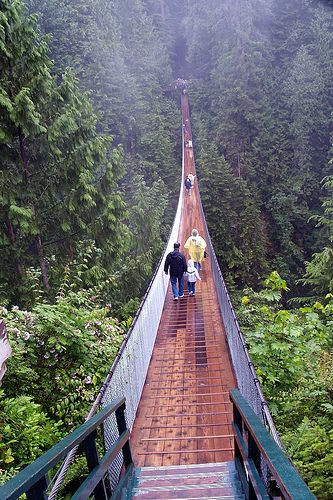 Capilano suspension bridge Canada