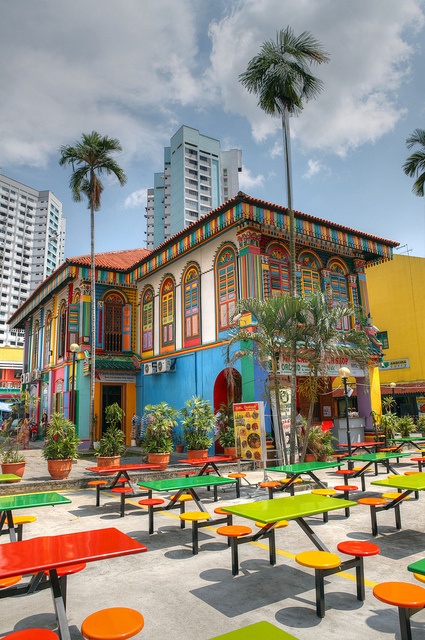 Colours of the House of Tan Teng Niah, Little India, Kerbau Road, Singapore