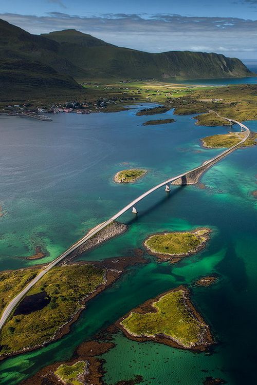 Fredvang Bridges, Lofoten Islands, Norway