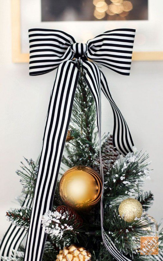 Glittering Black And Gold Christmas Decoration Ideas – The WoW Style