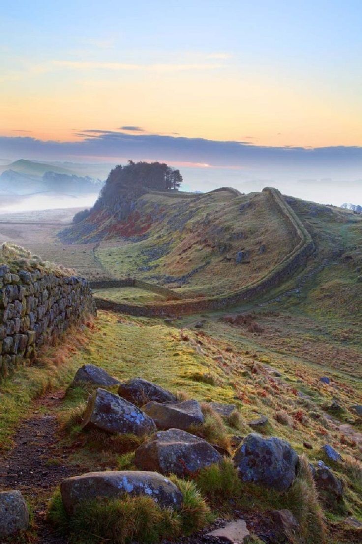 Hadrian&rsquos Wall, Northumberland, UK