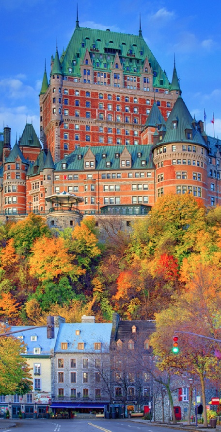 'Le Chateau de Frontenac In Autumn' ~ Quebec City, Quebec,Canada