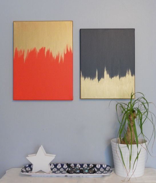 25 Creative and Easy DIY Canvas Wall Art Ideas – The WoW Style