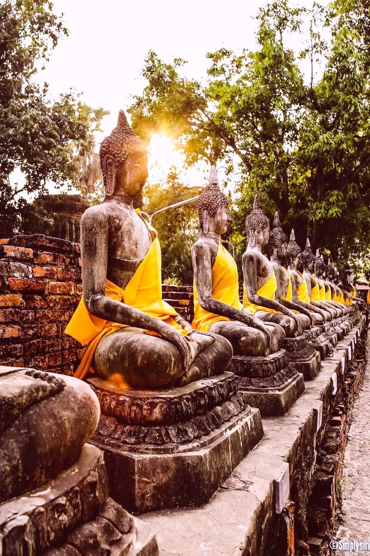 Buddhas at Ayutthaya, Thailand