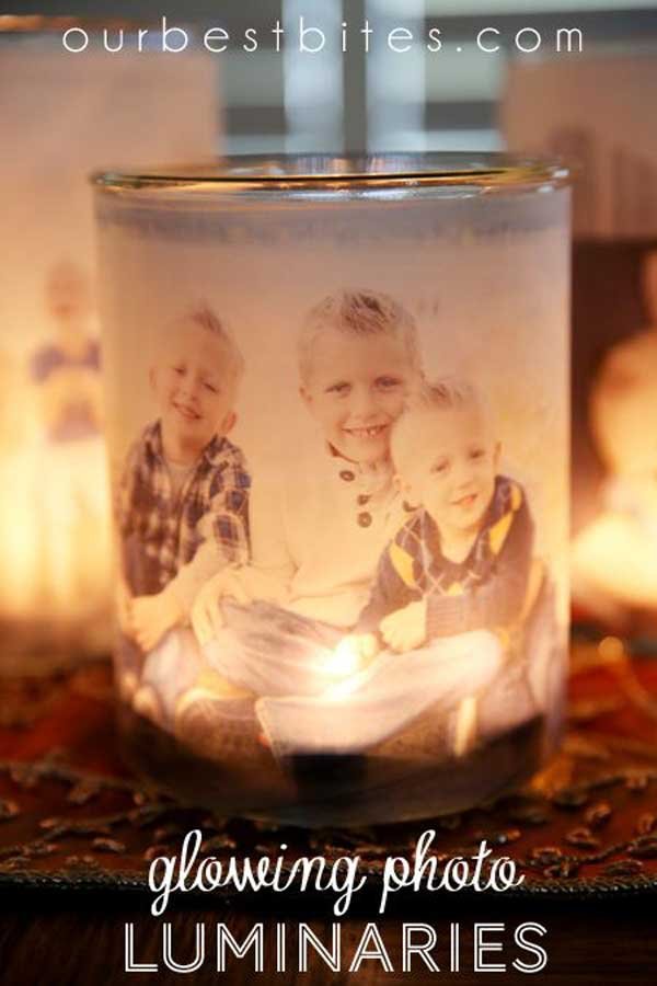 Glowing Photo Luminaries