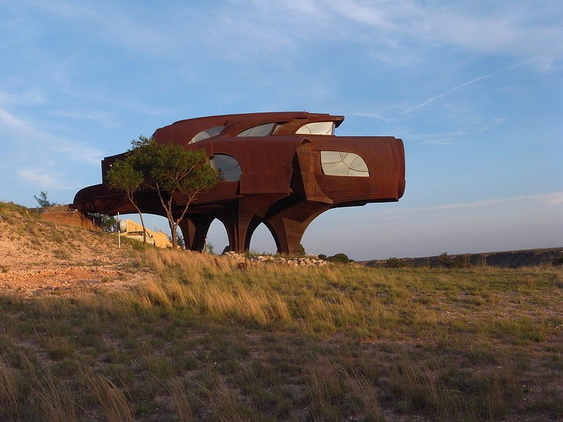 The Steel House, Ransom Canyon,Texas
