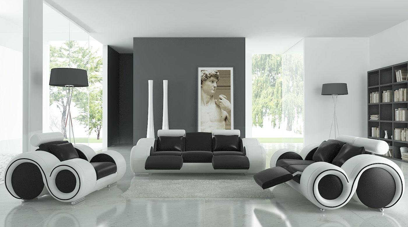 Modern Living Room Accessories Black And White