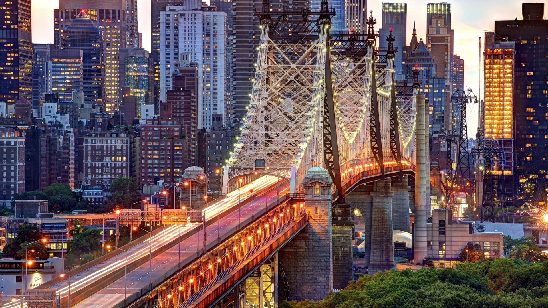 Evening-view-New-York-Beautiful-HD-Wallpaper