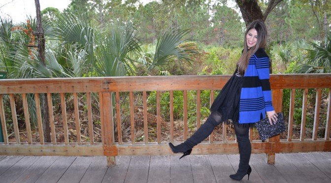 Rimmel-NYE-stripe-cardigan-tulle