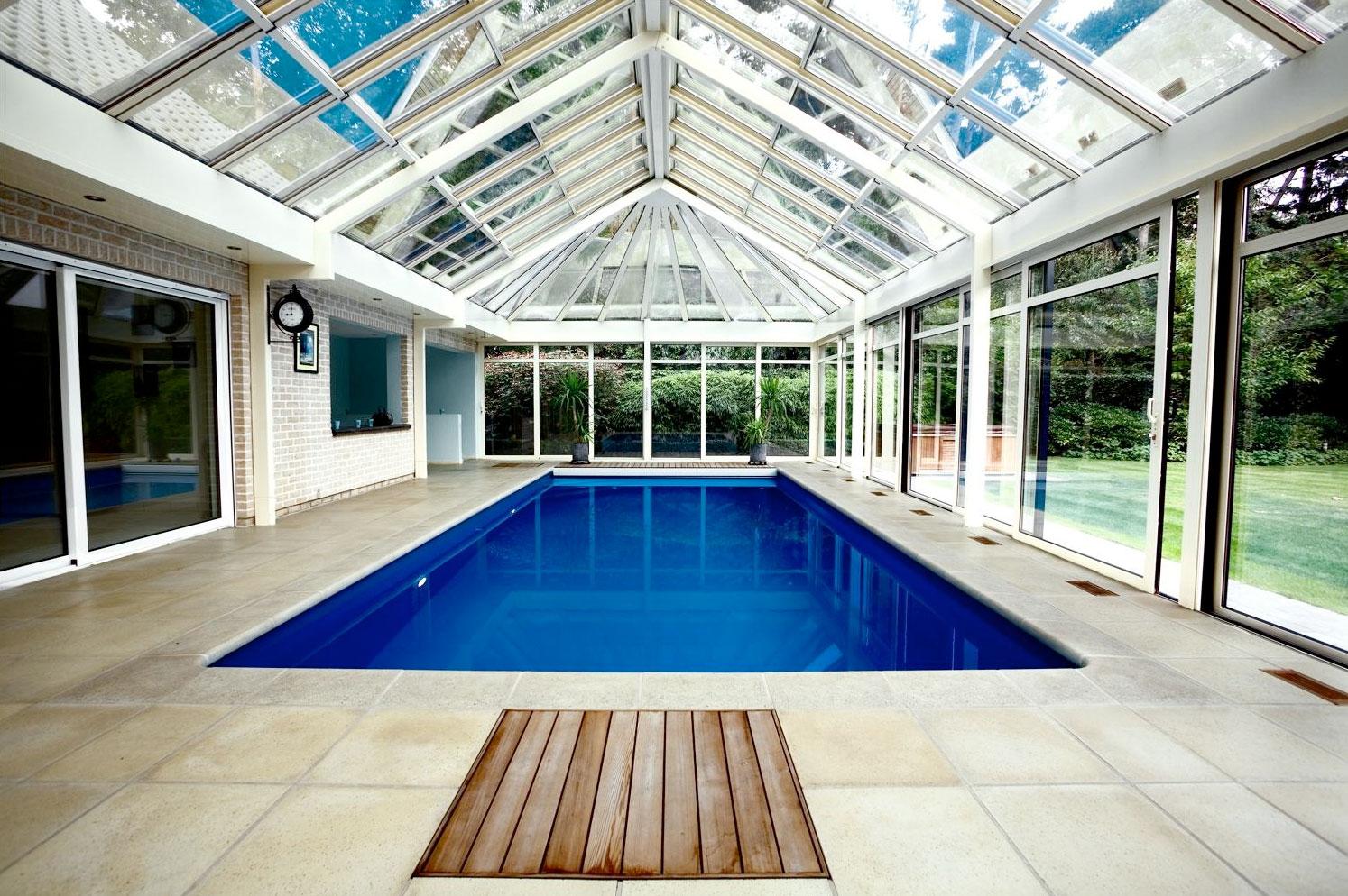 Creatice Indoor Home Pools for Large Space