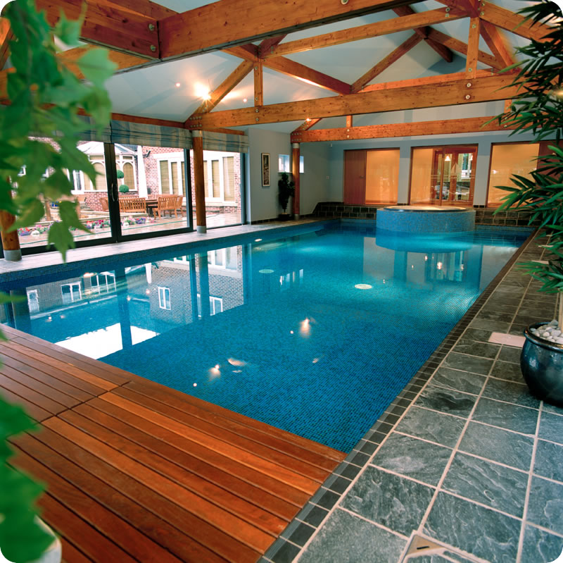 Simple Indoor Swimming Pool with Electrical Design