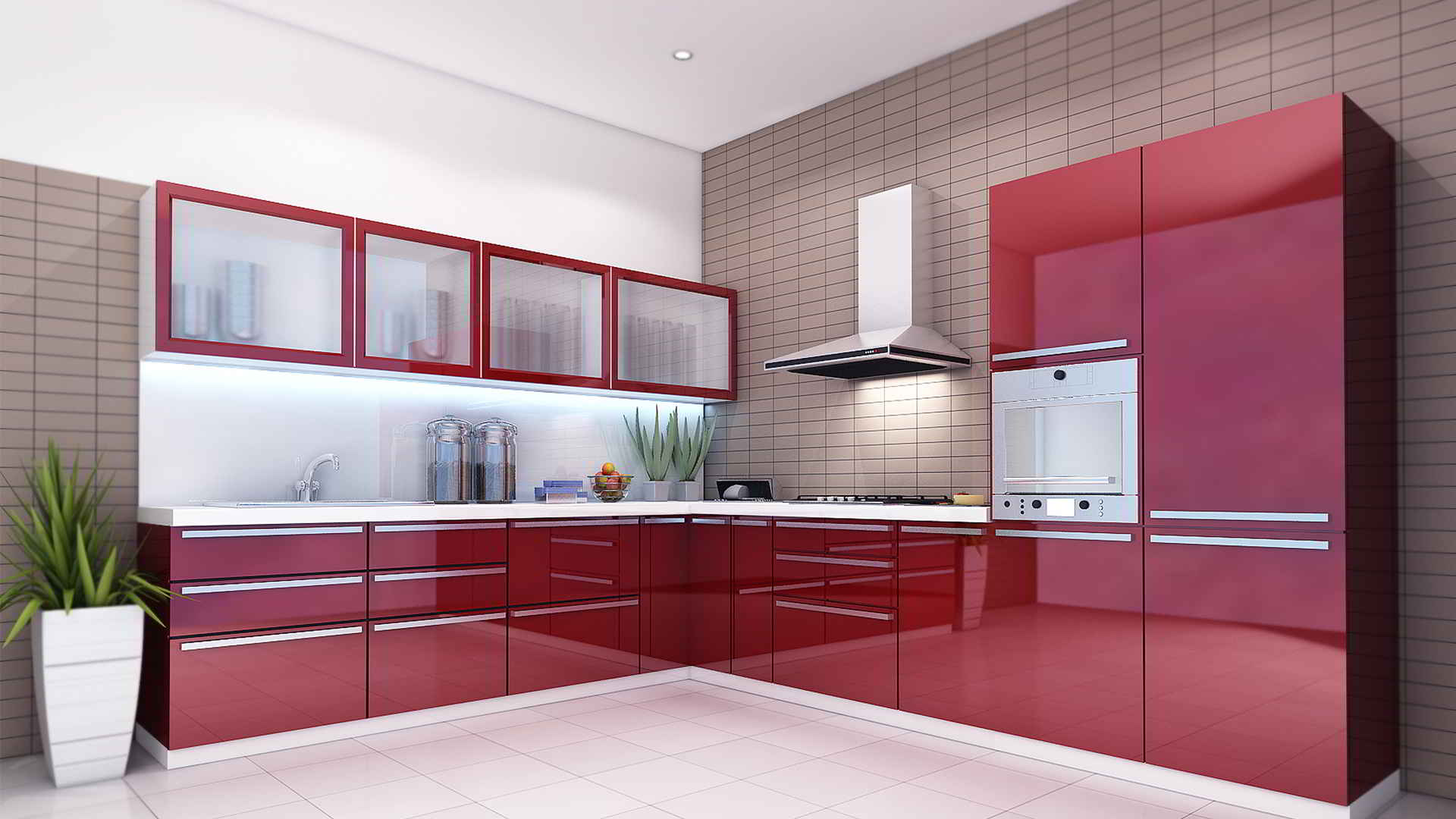 modular kitchen design inside