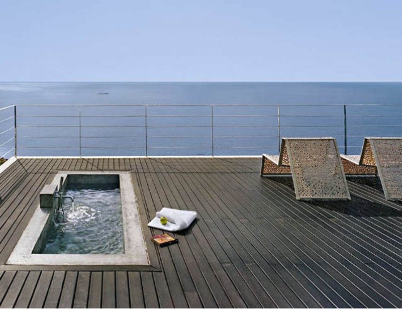 swimming pool terrace house