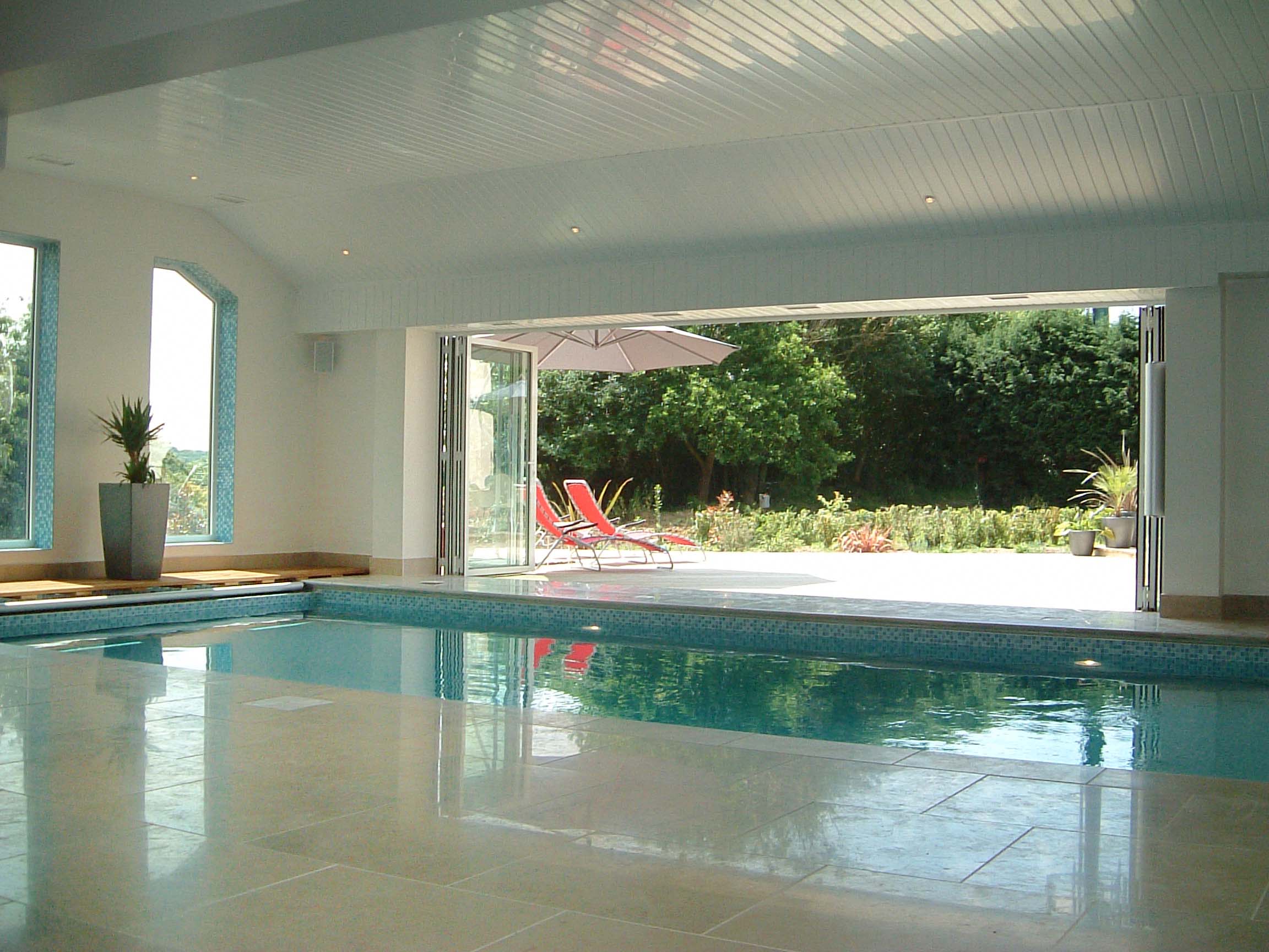 Simple Indoor Home Swimming Pools for Large Space