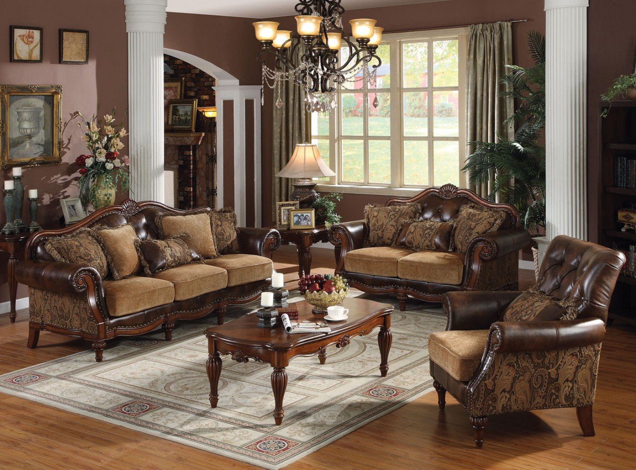 traditional living room furniture pictures