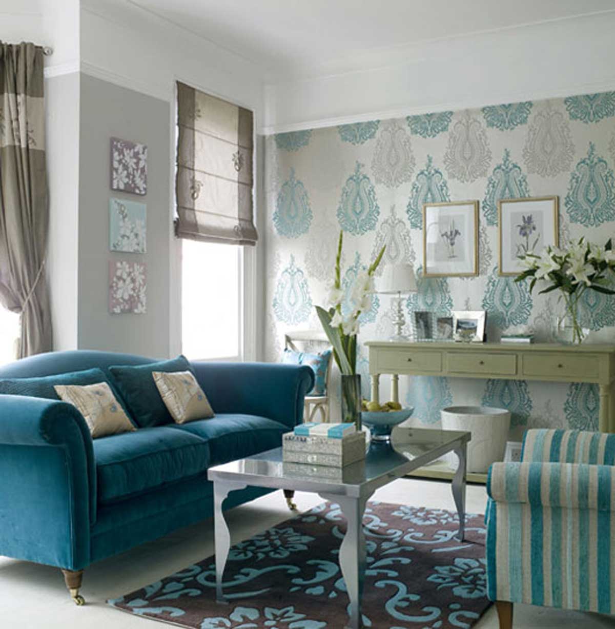 30 Best Living Room Wallpaper Ideas - The WoW Style