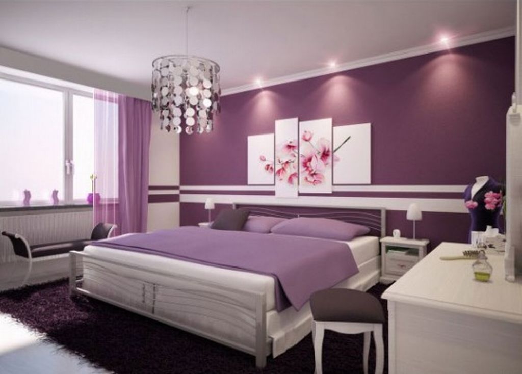 interior bedroom decor bedrooms decorating designs simple purple bed themes decoration rooms idea theme master luxury designing architecture