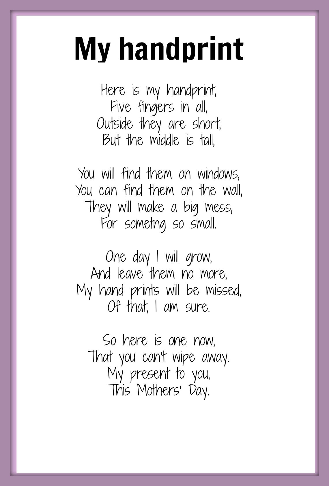 Best Mothers Day Poems