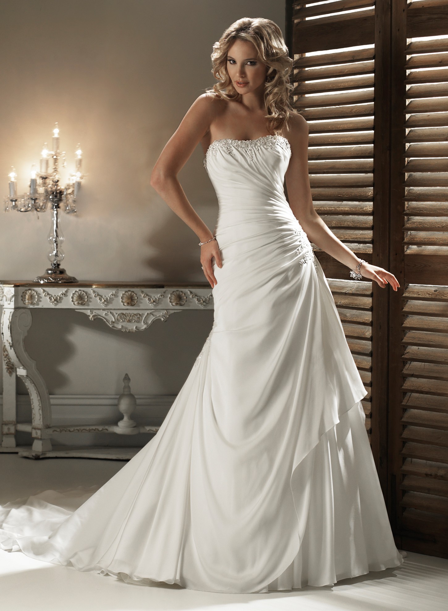21 Gorgeous A Line Wedding Dresses Ideas The Wow Style 4476