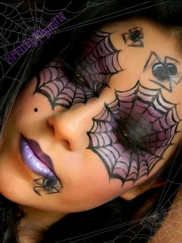 25 Outstanding Halloween Spider Makeup Ideas – The WoW Style