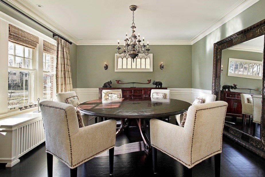 feng shui green dining room