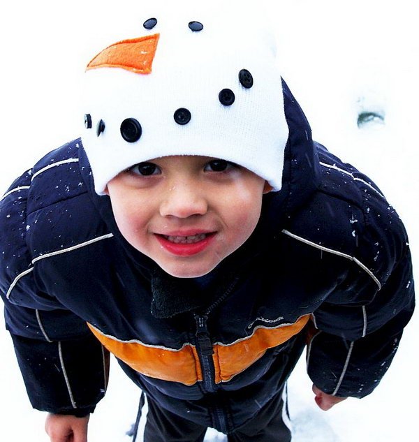 toddler snowman hat