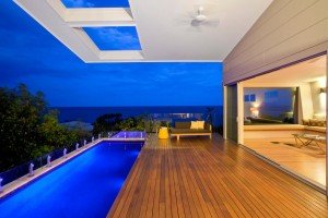 swimming pool terrace house