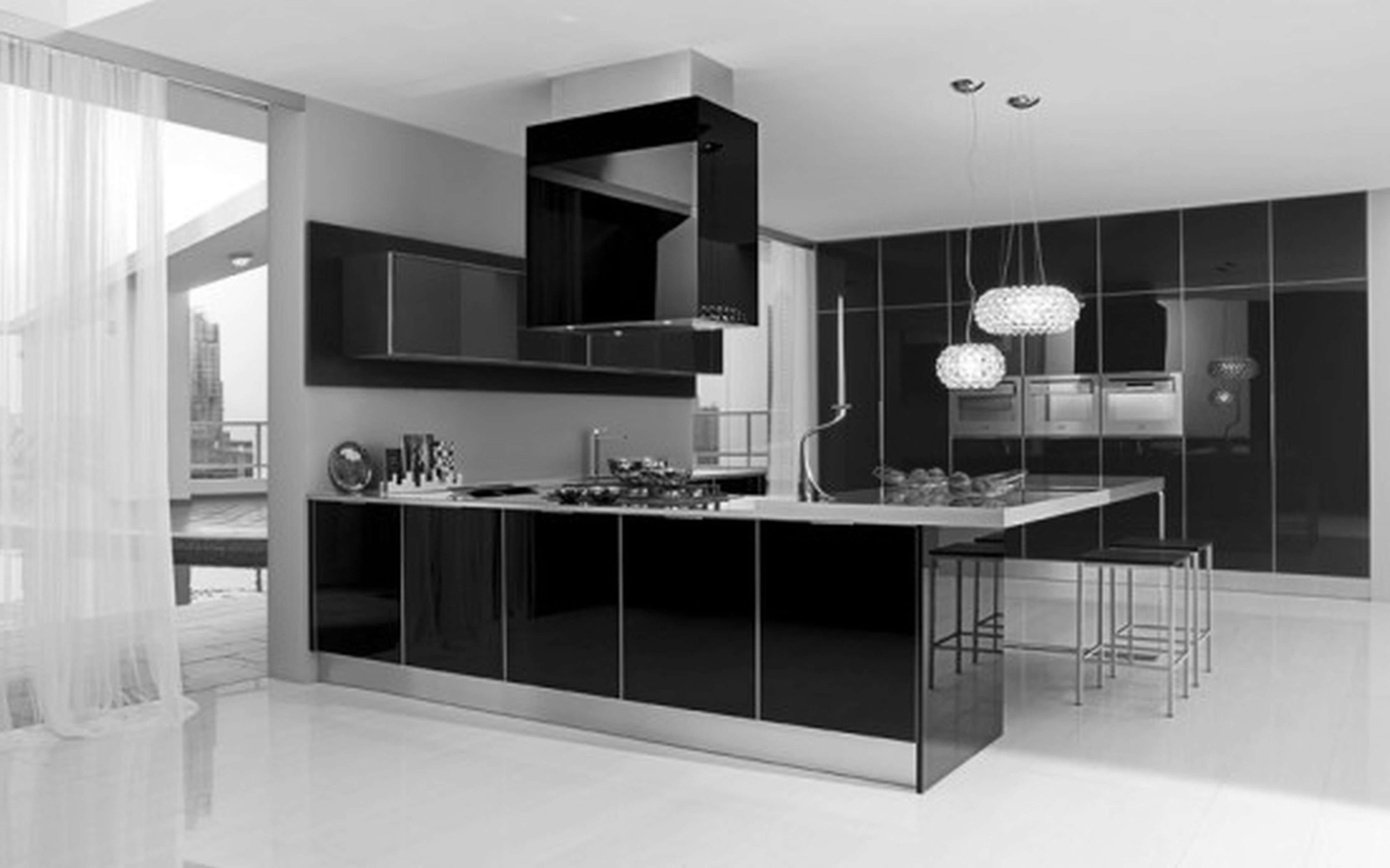 30 Monochrome Kitchen Design Ideas – The WoW Style