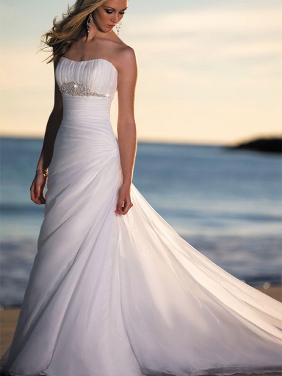25 Beautiful Beach Wedding Dresses