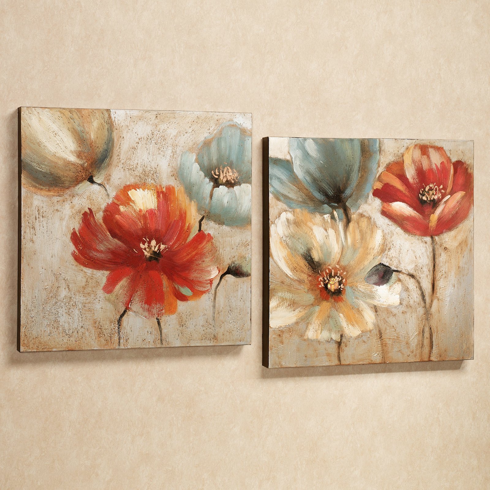 Picture Wall Art Ideas - Canvas Wall Diy Floral Easy Creative Painting ...