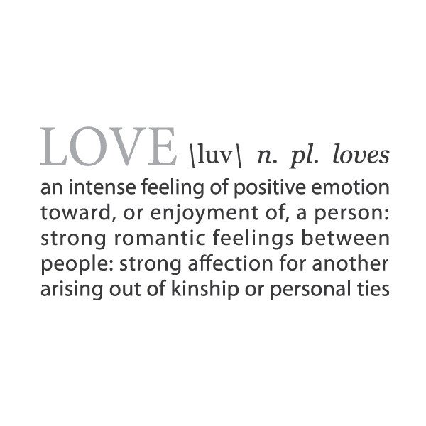 what is love definition of love