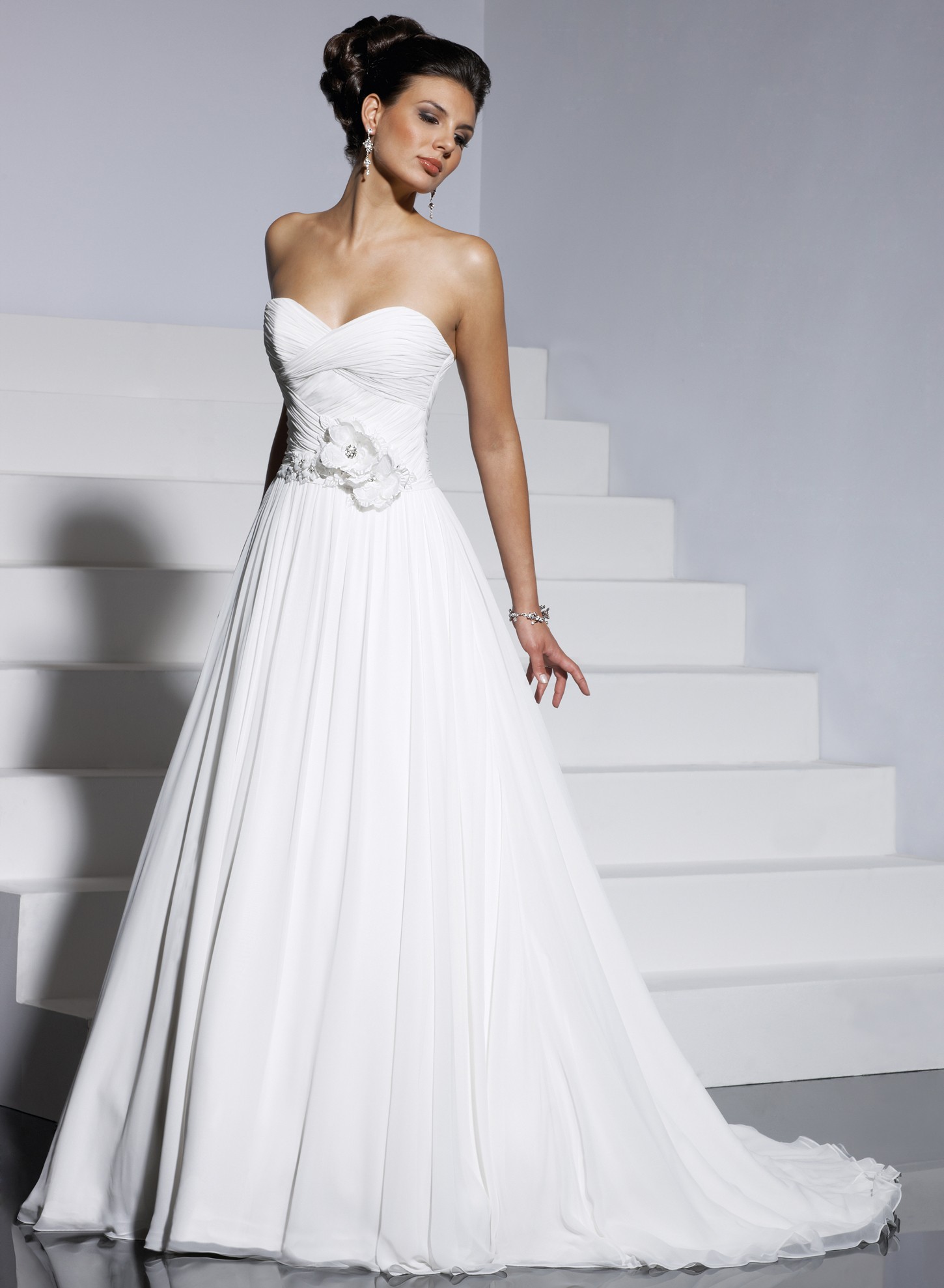 A-Line Sweetheart Wedding Dress with Lace