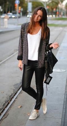 Sex Appeal and Style in Women's Leather Pants