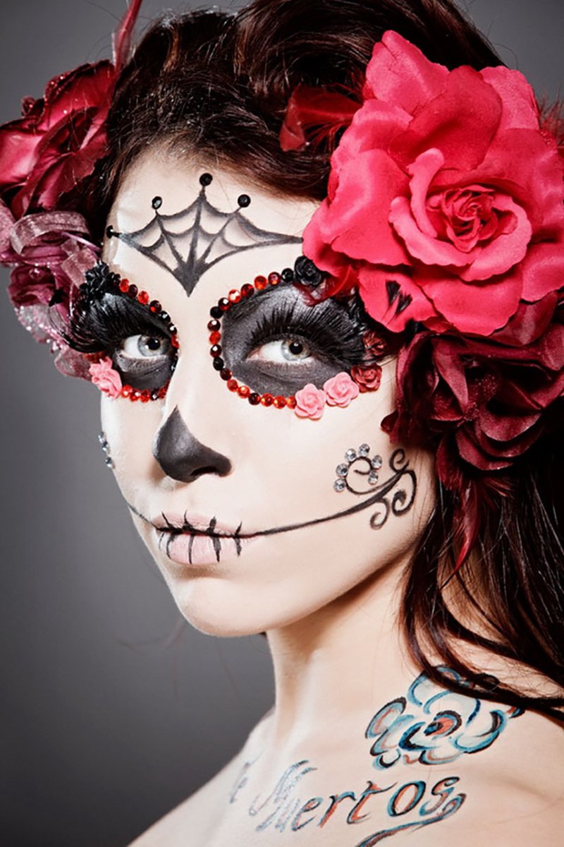 Scariest Halloween Makeup For Day Of The Dead