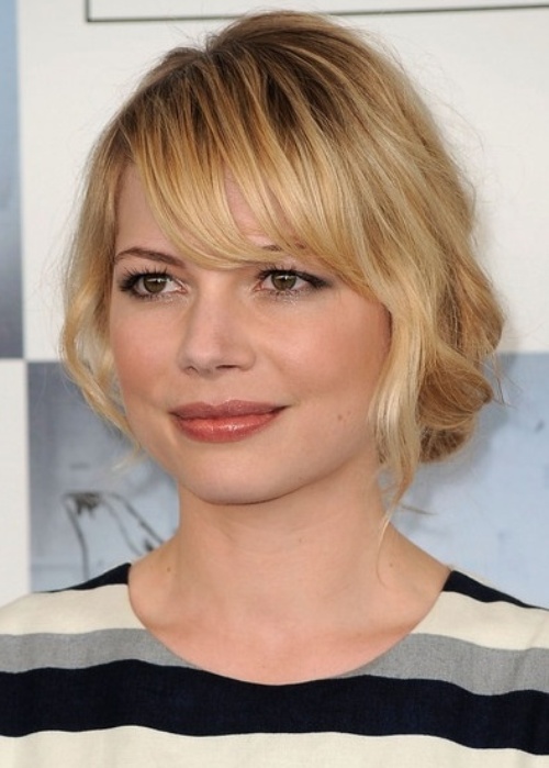 25 Do short bangs look good on round faces for Ladies