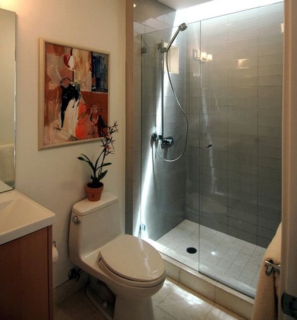 How To Convert Small Place In Contemporary Bathroom With