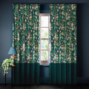 6 Ways to Style Floral Curtains